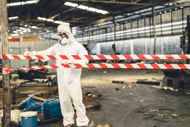 Professional Biohazard technician working in Altamont, IL